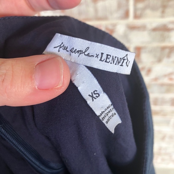 Free People x LENNI Faux Suede Shift Dress XS - Picture 12 of 15